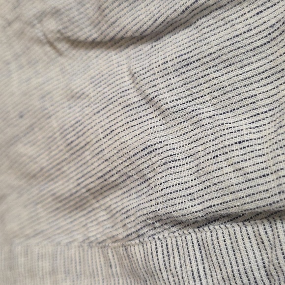 J. Crew Gathered Linen Cotton adjustable front Popover High Low Top size S - Picture 6 of 12